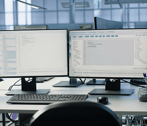 Split bookkeeping system for secure financial data management
