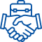 Business accounting and bookkeeping feature icon