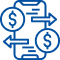 Accounting and bookkeeping training icon
