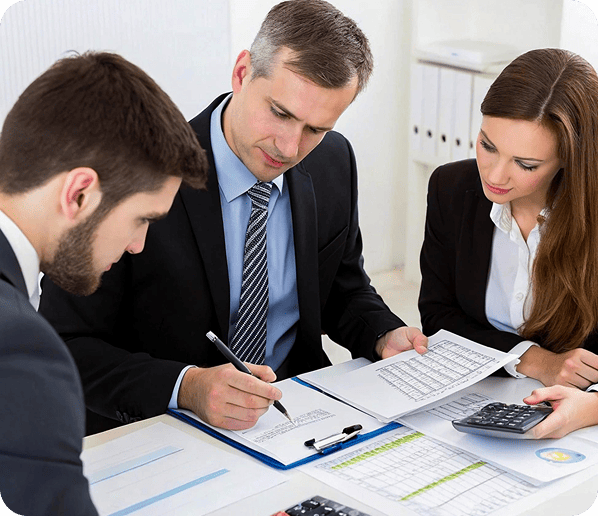 Website design element for bookkeeping resources section