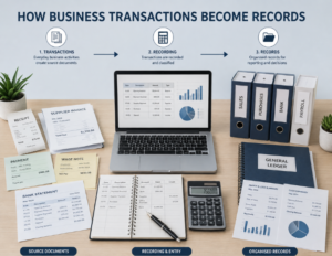 How Business Transactions Become Records