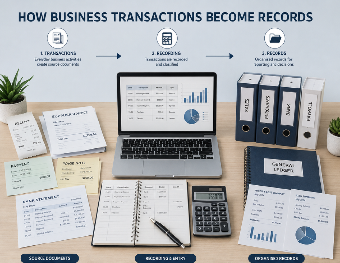 How Business Transactions Become Records